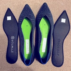 Rothy’s The Point Night Metallic size 11 NIB